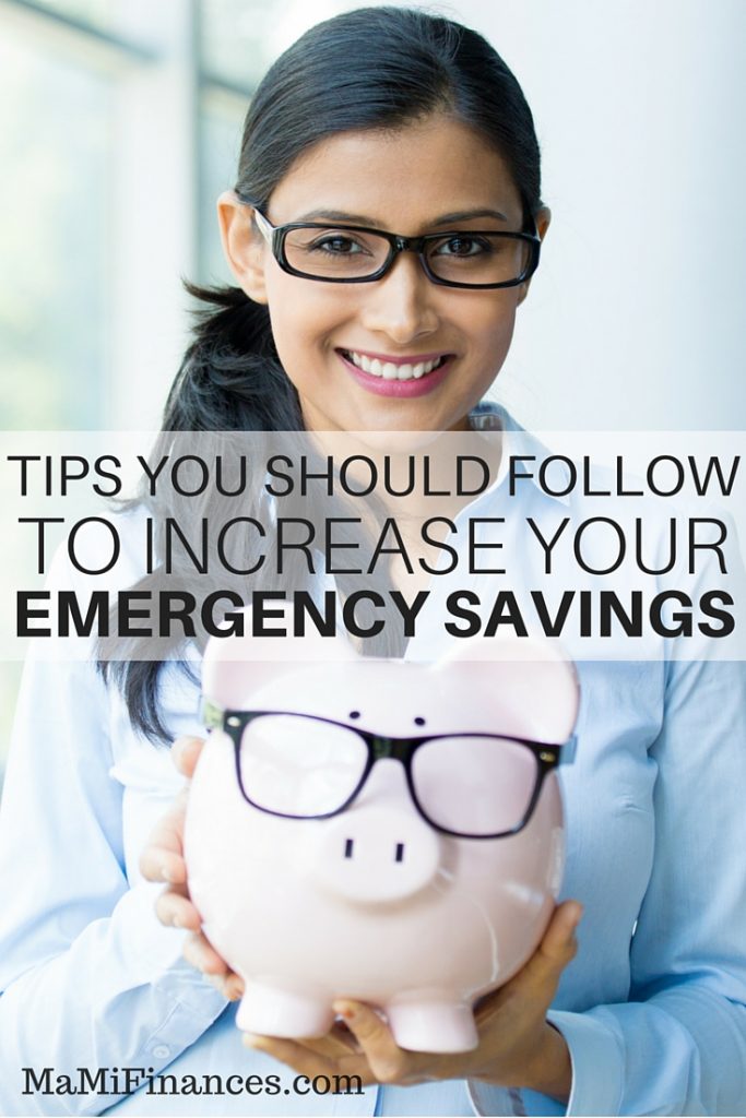 People save money to stay prepared for the worse. For these reasons here are some tips you should follow to increase your emergency saving.